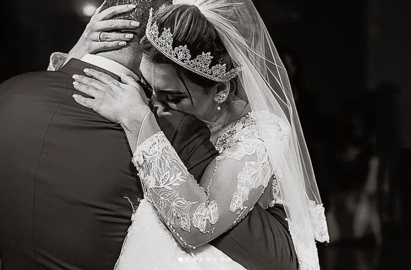 Foto von dem Vater-Tochter Tanz - Fotoreportage von einer wunderschönen Hochzeit in Aalen