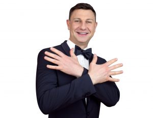 Moderator für die Hochzeit Vladimir