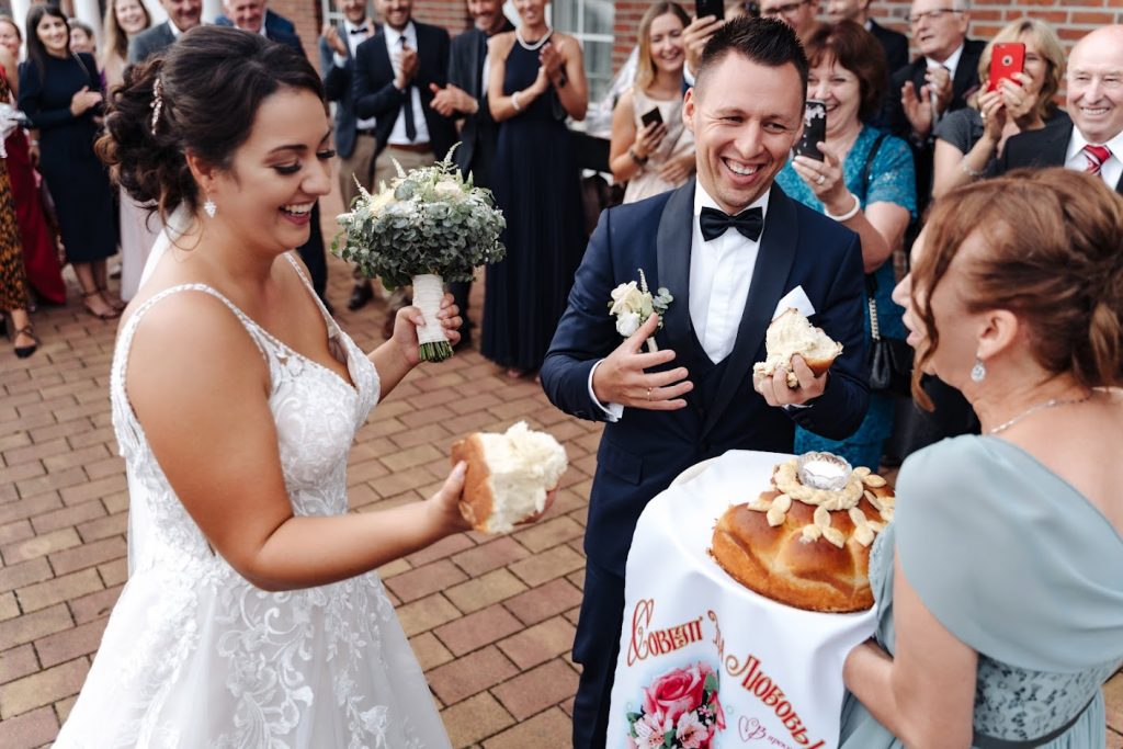 Russische Hochzeit - Brot und Salz