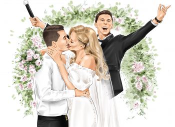 Gorko - russische Hochzeitsbrauch - so küsst sich das Brautpaar bei einer deutsch-russischer oder russisch-deutsche Hochzeit