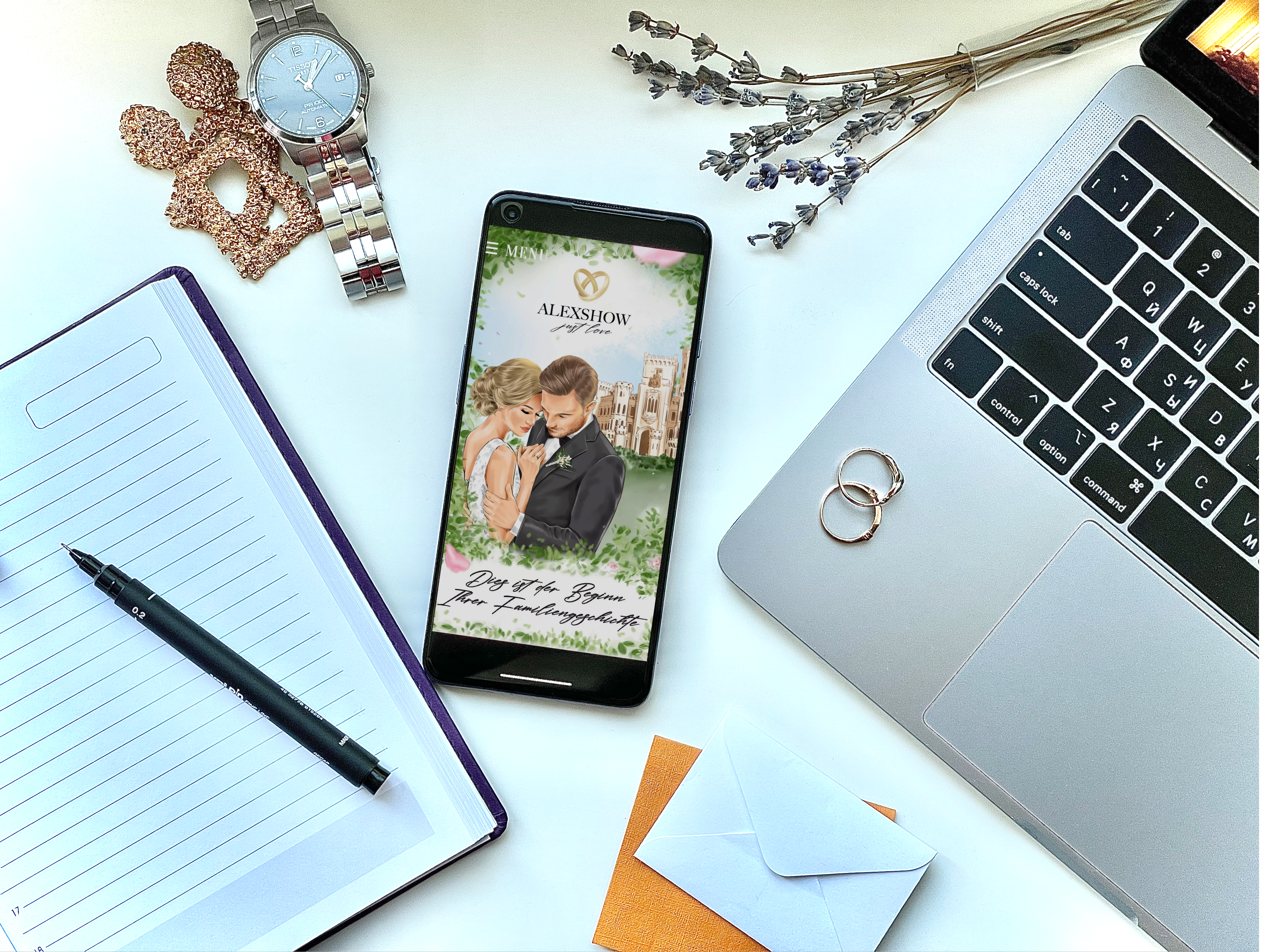 Hochzeitsplanung mit dem Hochzeitsplaner von Alexshow