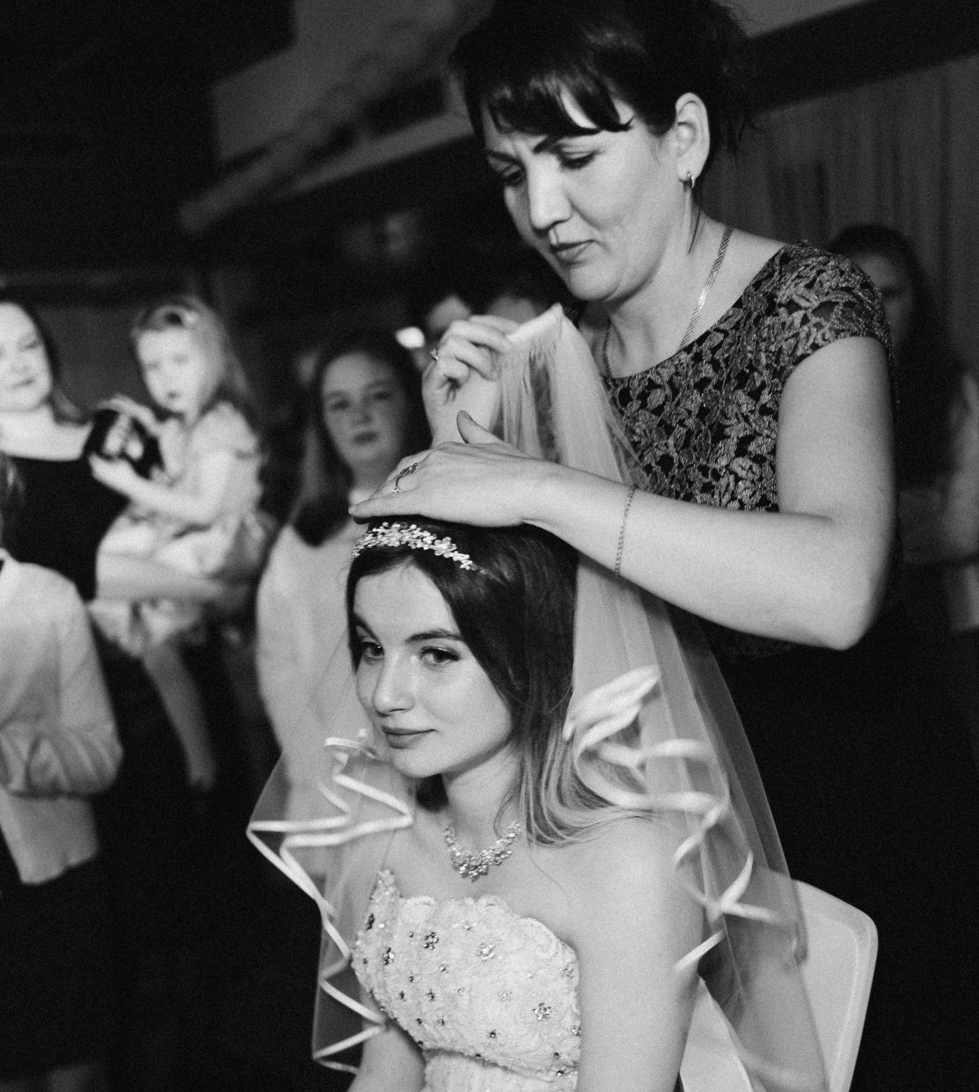 Schleierabnahme und Schleiertanz bei der Hochzeit