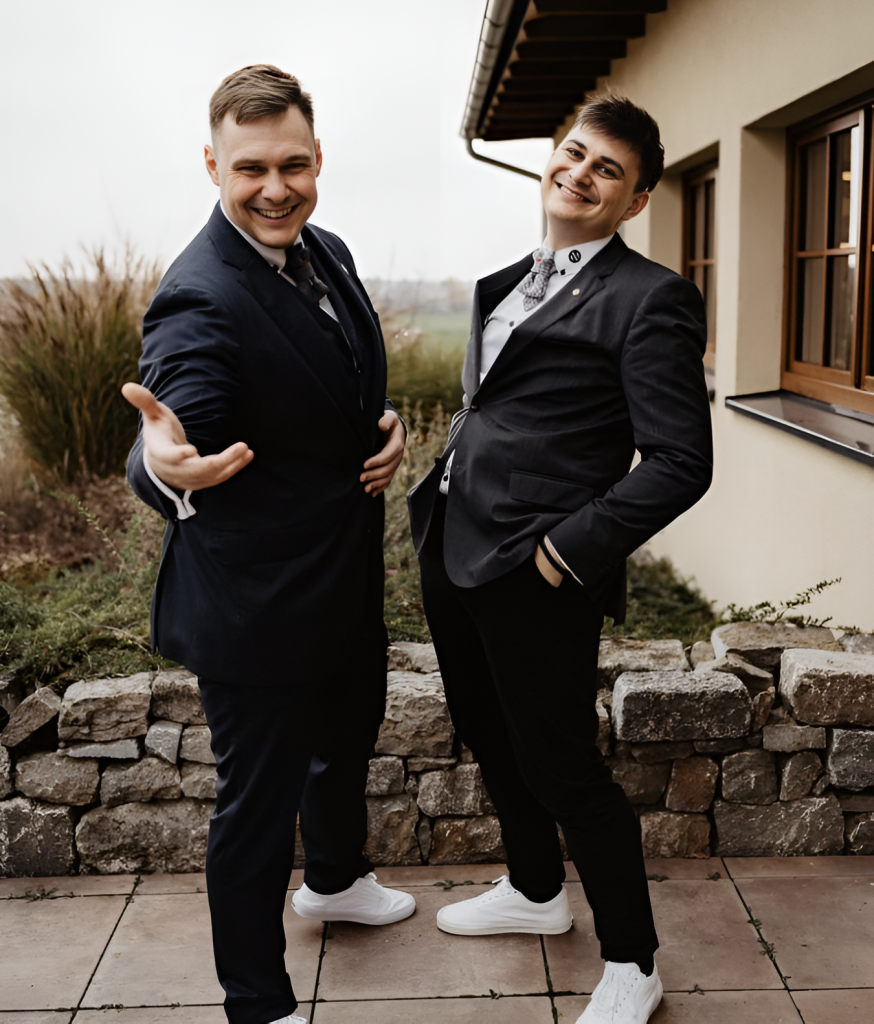 Dima Key - Tamada & Hochzeitmoderator Dima zusammen mit dem DJ Dyha