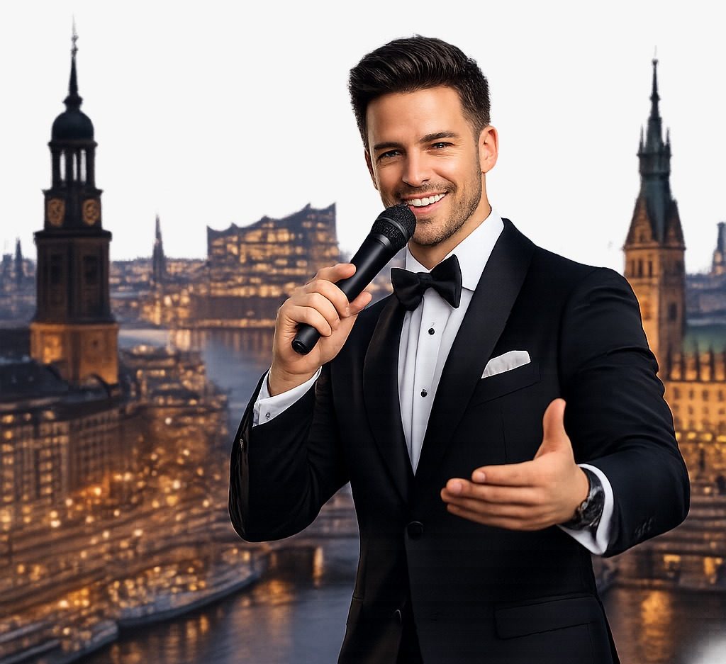 Stilvoller Tamada in Hamburg moderiert eine internationale Hochzeit mit Charme und Professionalität.