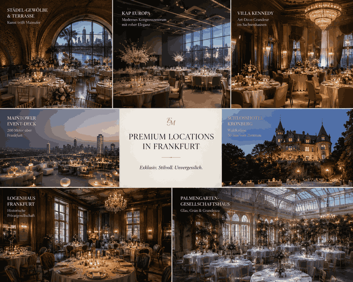   Top Hochzeitslocations in Frankfurt