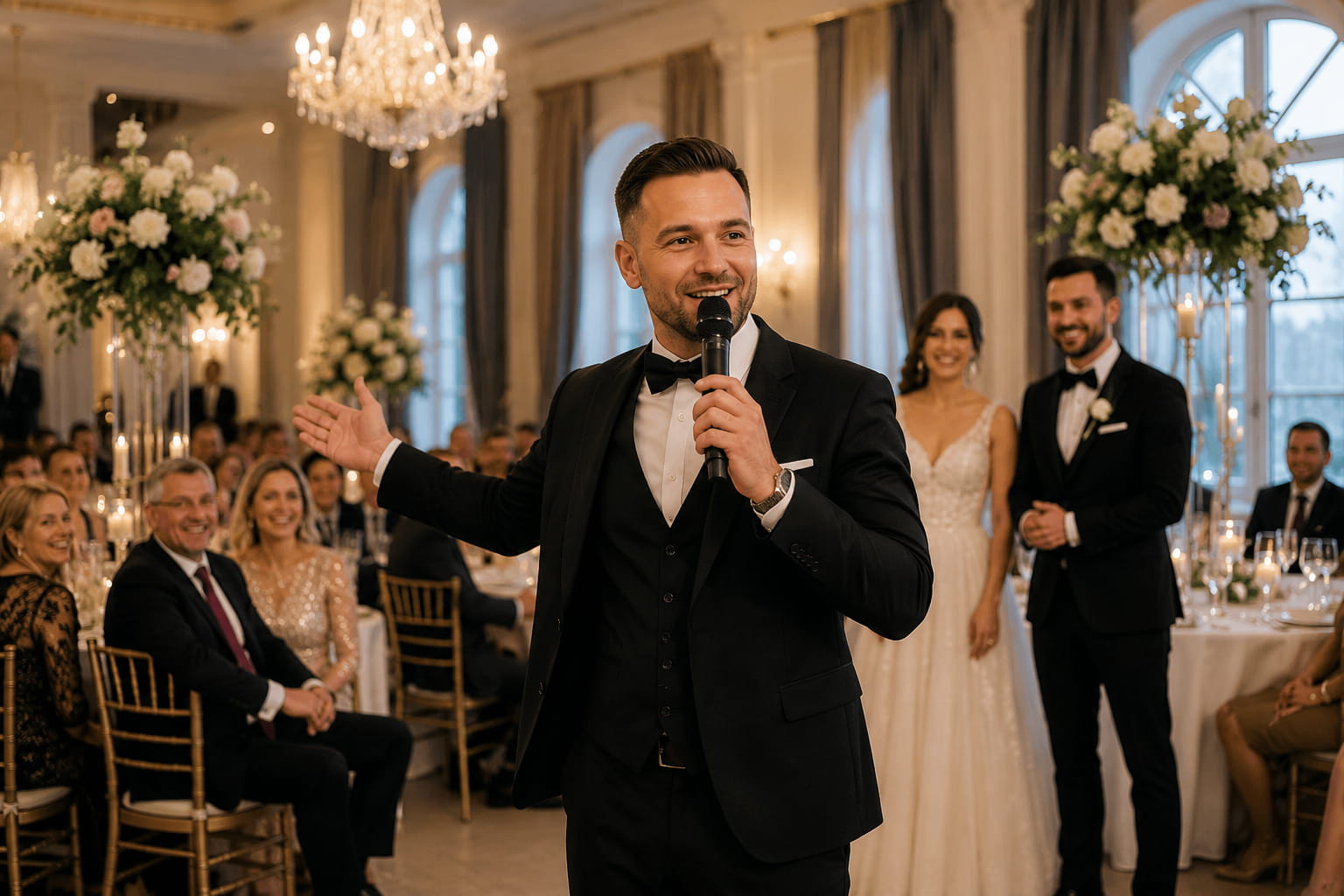  Hochzeitsmoderator begleitet eine Hochzeit in Halle (Saale)